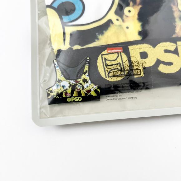 [PSD] Spongebob Squarepants Tie Dye Crazy Racerback Sports Bra NWT Size Large L - Picture 4 of 8